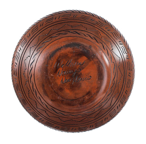 Hand Crafted Eagle Navajo Vase JX125885